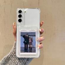 Transparent Card Holder Phone Case Compatible With S25 Ultra, S22+, S24 Ultra, S25, S24 Ultra, S23 Ultra, S23, 16 Pro Max, 15 Pro Max, 14, 13, 12, 11, 12, S24, S22U/A36/A56/M33. Reinforced Corners, Anti-Drop. Waterproof, Shock-Proof, Drop-Proof, Scratch-Resistant. - Clear - View 6