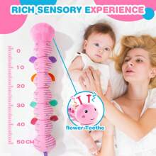 Baby Toys 0-6 Months, Baby Soft Stuffed Animal Toys With Multi Textures,Rattle,Crinkle,Baby Girl Gift, Baby Girl Toys 6 To 12 Months,Infant 3 4 5 7 8 9 Months Old Baby Toys,Caterpillar