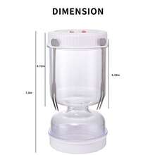 GCTECHING 1pc Pickle Container With Filter, Wet & Dry Separation, Suitable For Pickling Cucumbers, Olives And Other Foods, Comes With Fork, Leak-Proof Seal, Can Be Inverted For Use, Reusable, Suitable For Storing Cucumbers, Olives And More. - Four Generations Of Kimchi Jars - View 4