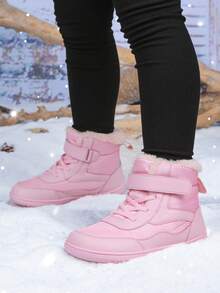 Calçados infantis de inverno, Botas infantis de inverno novas, Botas de neve para acampamento ao ar livre, Calçados infantis confortáveis, Calçados para meninos, Calçados para meninas