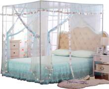 Canopy Bed Curtains Twin - 4 Corner Canopy For Beds, Bed Canopy For Girls Adult, Bedroom Decor (Twin Size, Light Blue),11376875 - 藍色 - 查看 1