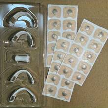 4 Nose Clips + 30 Nose Patches For Sleep Disproblems - Magnetic Nasal Strips To Help Nasal Expansion - Non-Irritating, Waterproof, Breathable, Ideal For Non-Irritating Nasal Congestion Relief, Easy To Carry, Suitable For Both Men And Women