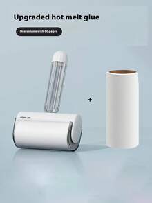 1 套可重复使用的除毛器，含替换纸，家居及宠物毛发清洁工具，滚筒刷适用于衣物、床上用品、沙发（高效去除毛发，滚筒可水洗） - 彩色 - 查看 19