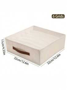 1/2pcs Underwear Storage Box - Bedroom Drawer Organizer Box With Dividers, Multi-Functional Dorm Home Wardrobe Lingerie Storage Box, Bedroom Organizer, Suitable For White T-Shirts, Black Pants, Women's Winter Clothes, Dresses, Women's Winter Outfits, Elegant Ladies' Dresses - Multicolor - View 14