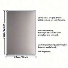 1pc Wander Prints Welcome Patio Sign - Birthday Gift For Men Women Christmas Gifts For New Home Friends Neighbor - Classic Metal Signs 12x8 Inch Christmas Decorations Home Christmas Gifts Christmas Decor