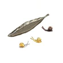 2 piezas/4 piezas Quemador de incienso con diseño de hoja y caracol, colector de cenizas, soporte para varillas de incienso, decoración para sala de meditación, yoga, hogar y oficina