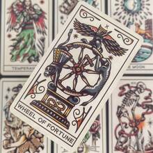 Tattoo Tarot Game Cards, Fun Casual Tarot Cards, Party Party Board Game, Party Atmosphere Props, Friends Party Game Props, Gifts For Friends - Multicolor - View 3