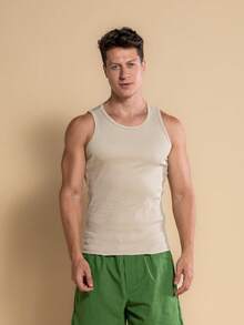 Kit 3 Premium American Gringa Ribana Style Street Tank Top Father's Day Gift - Đen, nâu và be - Xem 8