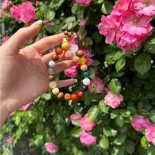 Eighteen Seeds Bodhi Bracelet 18 White Jade Bodhi Duobao Bracelet Buddha Bead Plate Play Bracelet 1 Pcs