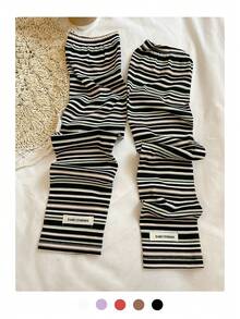 1双条纹臂套夏季冰丝防晒臂套长款宽松女骑行袖防紫外线条纹设计 - 布標條紋 - 查看 7