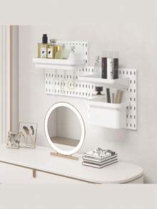 1 件装黑色/白色 DIY 洞洞板，洞洞板墙面收纳板，壁挂式洞洞板，洞洞板组合套装，墙面钥匙架，洞洞板墙面管理器，墙面框架，适用于厨房、家庭、办公室、工艺室、车库、工作室。 - 彩色 - 查看 6