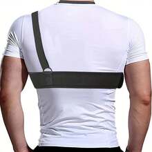 1 chiếc túi đeo hông và vai có thể điều chỉnh, thoáng khí - Màu đen cổ điển, thiết kế hai tay, chất liệu polyester, khóa cài, thích hợp để mang theo một cách kín đáo. - màu đen - Xem 4