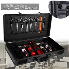 YUNRUX Barber Travel Organizer Tool Box Case Scissors Hair Clipper Suitcase Clipper - A - 查看 8