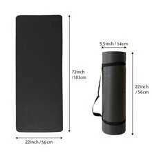 1 Piece Multi-Color183*56* 0.8cm,0.3inch Thick Yoga Mat Comfortable Yoga Mat Soft Padded Fitness Mat For Sports Fitness, Tapete Yoga, Gymnastics, Exercise, Pilates,Gym Mat, Fitness Floor Mat , Gym Set ,Suitable For Gift Giving,Mother's Day Gift, Birthday Gift, Christmas Gift