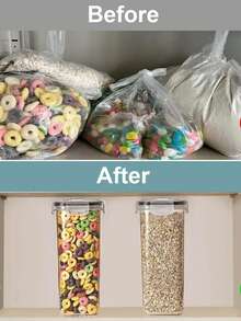 Food Organizer Bins - Black and White - View 5