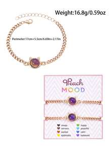 2/3 szt. Naszyjnik ze stopu cynku dla dziewcząt, zmieniający kolor, wrażliwy na temperaturę, z zawieszką w kształcie kota, jednorożca i serca, prezent dla najlepszej przyjaciółki i dziewczyny