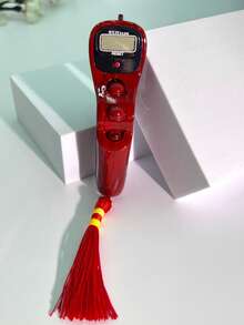 Prayer Beads With Red Tassel, Wooden Grain Rotating Bead LCD Digital Counter, Convenient For Prayer Counting, People Counting And Other Functions - Multicolor - View 4