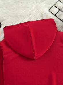 Young Boy Clothing, Black Hooded Jacket, Suitable For 4-7 Year Old Children To Wear In Autumn And Spring. This Jacket Is Not Only Suitable For And School, But Also For Wearing At Home - Red - View 7