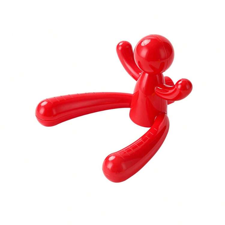 1 件微型人物装饰挂钩、项链头带收纳架、浴室储物架、粘性手机支架、皮革戒指收纳架 - 彩色 - 查看 8