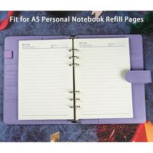 A5 PU Leather Binder Cover With Magnetic Buckle Closure, 6 Ring Personal Notebook For Organizing Planner Refill Pages, Photo Card Sleeves, Multi-Functional Card Collector-826103 - Purple - View 6