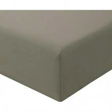 RUIKASI Microfibre Fitted Sheet, Oeko-Tex Certified Bed Linen, 30 Cm Deep Pocket, Anthracite Grey, 180 X 200 Cm - 06 - Taupe - View 1