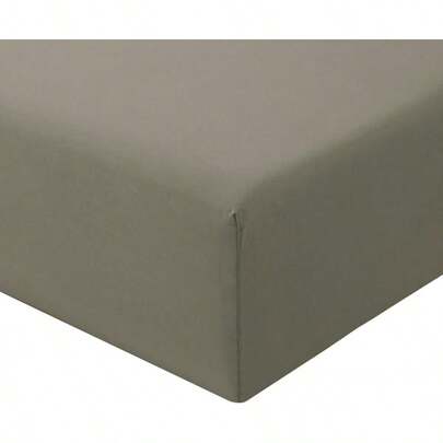 RUIKASI Microfibre Fitted Sheet, Oeko-Tex Certified Bed Linen, 30 Cm Deep Pocket, Anthracite Grey, 180 X 200 Cm