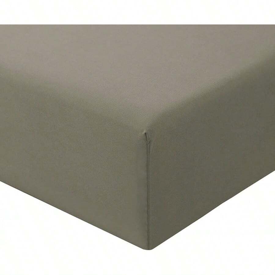 RUIKASI Microfibre Fitted Sheet, Oeko-Tex Certified Bed Linen, 30 Cm Deep Pocket, Anthracite Grey, 180 X 200 Cm - 06 - Taupe - View 1