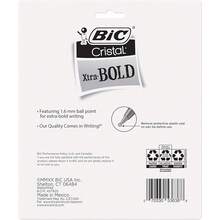 BIC Cristal Xtra Bold Ballpoint Pens, Bold Point (1.6mm), NEW ASSORTED COLORS, 48 Pack-920054 - 240包 - 查看 5
