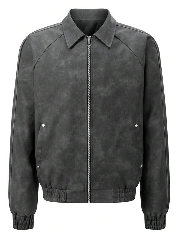 1 pièce Veste noire casual pour homme