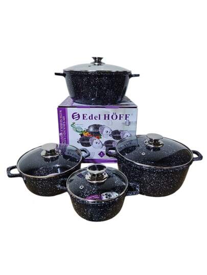 Ensemble de batterie de cuisine de 8 pièces en acier inoxydable de haute qualité