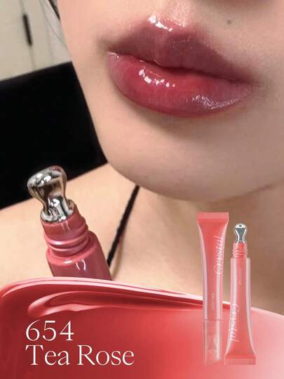  JOOCYEE CRYSTAL GLOSS Lip Gloss, Moisturizing, Easy To Apply, Suitable For Beginners