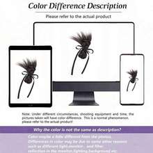 2 pezzi Parrucca sintetica integrata con fermagli, lunghezza 20cm/8 pollici, dolce e versatile, con fiocco e doppio chignon