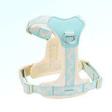 HP357 Shockproof Dog Harness, Hand Washable Polyester Fiber, Durable Anti-Slip Chest Back Strap, Pet Leash Accessory For Dogs, Below 4ft Length, No Power, No Battery