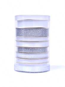 8 Unique Ribbons Natural Ribbon Tower 96 Feet Perfect For Gifts Dration Craft Projects Special Finishing Touch Unique Look - 白色/銀色 - 查看 3