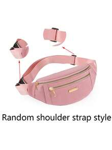 Casual Waterproof Women's Waist Bag, Shoulder Sling Bag, Women's All-In-One Waist Bag, Crossbody Bag - Black - View 6