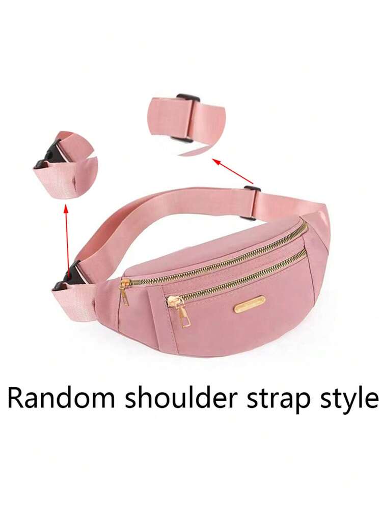 Casual Waterproof Women's Waist Bag, Shoulder Sling Bag, Women's All-In-One Waist Bag, Crossbody Bag - Black - View 6