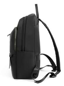 防水大容量多功能时尚街头风格休闲背包 - 黑色 - 查看 4