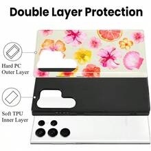 Checkered Phone Case For Samsung Galaxy S24 Ultra S22 S23 And A Series, Cute Plaid Checkerboard, Floral Pattern Compatible With IPhone 16 15 14 13 12 11 Pro Max Plus Protective Case Cover For Girls Women - 芙蓉貝殼 - 查看 3
