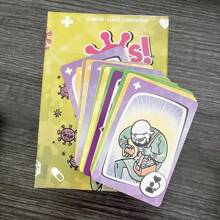 1 件病毒 1/病毒 2 卡牌游戏玩具 - Tranjis 策略桌面游戏玩具，适合 2-8 名玩家，多种语言说明（英语/法语/西班牙语），最佳思考玩具，适合青少年/成人，家庭聚会桌面游戏，独特的礼物创意，桌面游戏玩具，情人节游戏，新年游戏，婚礼游戏，新年礼物，情人节礼物/独立日礼物，返校，圣诞节，万圣节