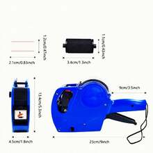 1pc Manual Price Labeling Machine With Cover, Supermarket Food Price Tagger, Price Tag Maker, Suitable For Supermarket Commodity Pricing - Multicolor - View 9