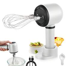 Whisk Blender Multi Specification Optional 3 Speed Adjustable Single Wand Double Wand Electric Milk Froth Mixer With Display, Hand Mixer, Coffee Foam, Portable Blender, Cappuccino Blender, Household Kitchen Tools (Single Wand 800mAh/Double Wand 1200mAh)