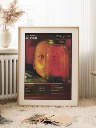 1pc Unframed, ALICE IN CHAINS - Jar Of Flies Music Album - Digital Print - Music Print - Vintage Poster - Album Cover Poster - Wall Art - Gifts For Him