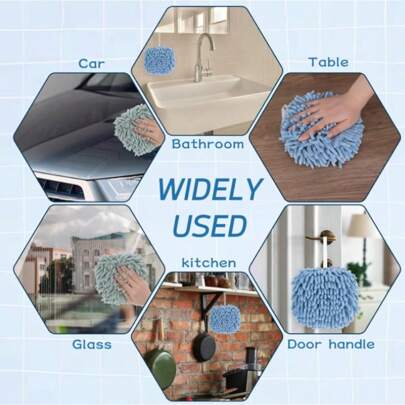 1 pieza Paño de limpieza de microfibra encantador. Perfecto para quitar el polvo, limpiar encimeras y limpiar desastres. Agrega ternura a tu rutina de limpieza