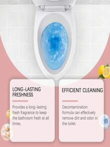 Jue-Fish Bloques de limpieza para inodoro, limpiador de inodoro para manchas de orina, eliminación de olores, bloques de limpieza con fragancia