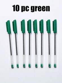 100 支圆珠笔防水创意塑料圆珠笔，适合男女学生、书写、笔记、标记、绘图、文具、学校用品返校