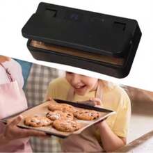 RAF 便携式智能电动封口机，适用于家庭厨房和户外露营的食品保鲜。它是一款集食品封口机和真空袋封口机于一体的实用工具，是食品保鲜的必备品。情人节和圣诞节礼品折扣优惠 - 彩色 - 查看 10