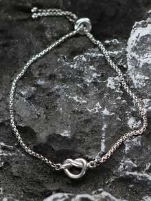 diffone Minimalist Cute Heart Chain Bracelet Stainless Steel Adjustable Bracelet For Men Adjustable Jewelry - Love Bracelet - View 2