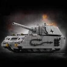 1 件 500+ 片拼装积木模型，赛车系列坦克仿真模型摆件收藏道具