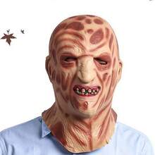 1 件恐怖鬼魂乳胶全头面具，搞笑秃头黑帮设计，适用于密室逃脱、节日鬼屋、恐怖化妆舞会 - 彩色 - 查看 1