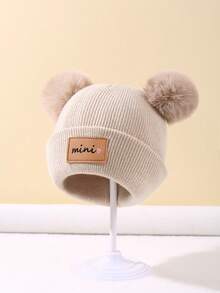 3PCS Baby Neutral Hats Minimalist Knit Beanies For Unisex Styling - Multicolor - View 6